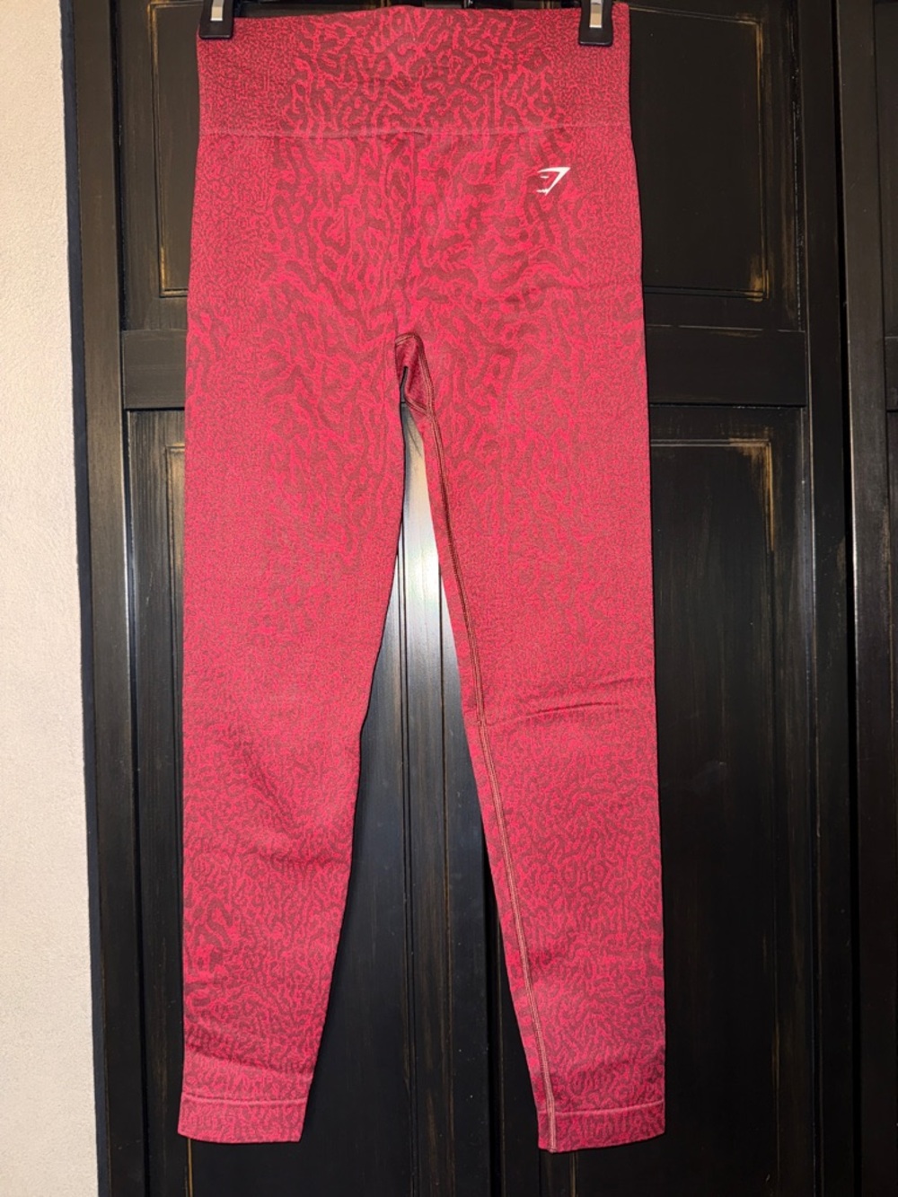 Gymshark Red Adapt Animal Seamless Leggings